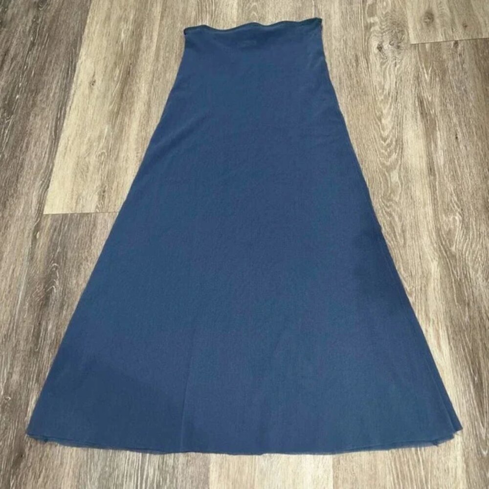 Rare Jean Paul Gautlier Blue Mesh Skirt Size Small